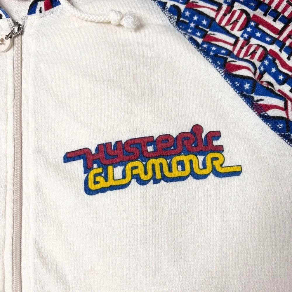 Hysteric Glamour americana zip up hoodie